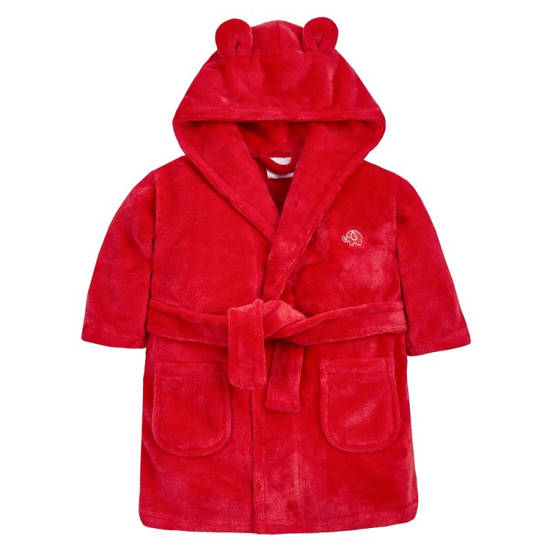 Baby Hooded Dressing Gown Red (624) (PK6) 18C669