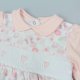 Baby Girls Smocked Dress Headband & Socks Outfit (Pack of 6) - M14269