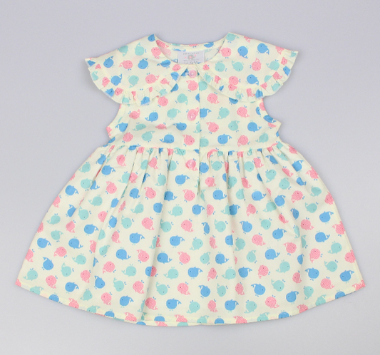 Baby Summer Dress - Dolphin (1-2yrs) (PK6) - K34204