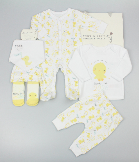 7pc Gift Set w/Bag - Born in 2026 (0-6m) (PK6) M15878