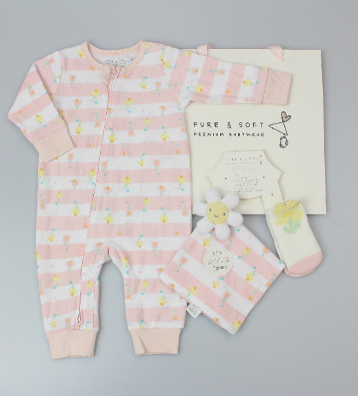 Baby Gift Set - Flower (0-6m) (PK6) M15859