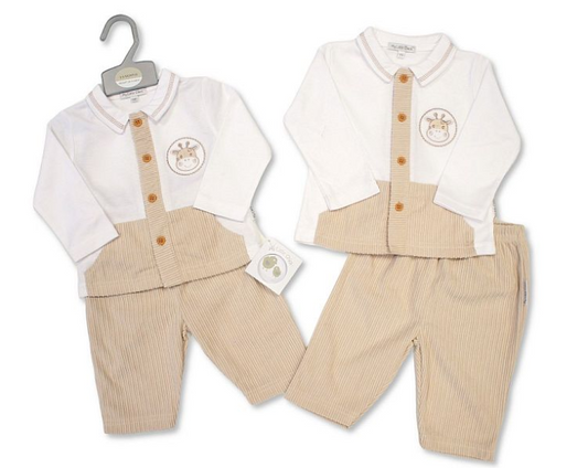Baby 2 Pieces Set - Giraffe (NB-9m) (PK6) BIS-2020-2654