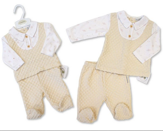 Baby Boys 2 pcs Jacquard Set - Space (NB-9m) (PK6) BIS-2020-2652