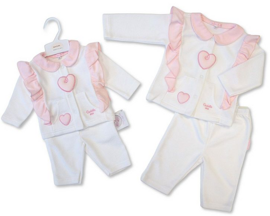 Baby Girls 2 pcs Set - Cuddle Me (NB-9m) (PK6) BIS-2020-2636