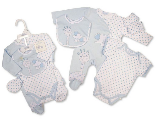 Baby Girls 4 Pieces Gift Set - Elephant (NB-6m) (PK6) GP-25-1333P