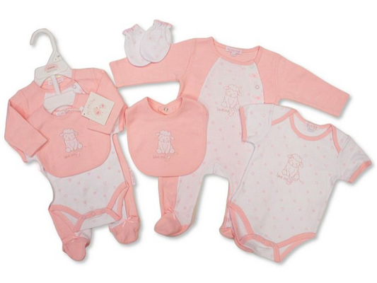 Baby Girls 4 Pieces Gift Set - Love Me (NB-6m) (PK6) GP-25-1330P