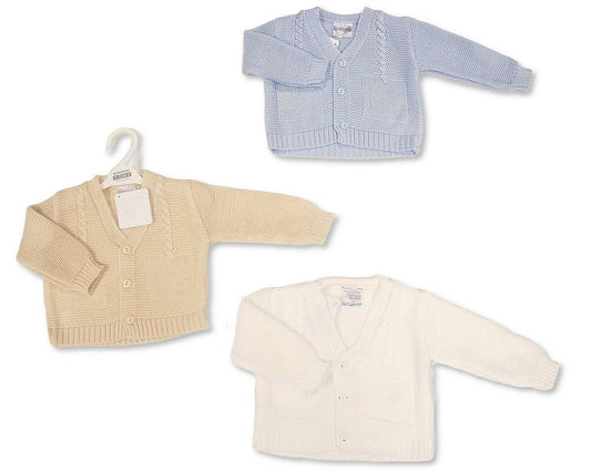 Knitted Baby Boys Cardigan - (PK6) (NB-9m) BW-10-1006_09