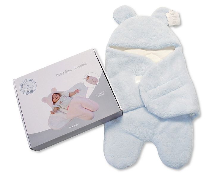 Baby Bear Swaddle Bag with Hood in Box (0-3m) (PK) BW-112-2022