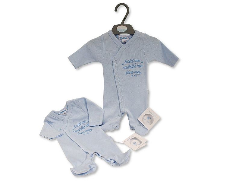 Premature Baby Boys All in One - Hold Me (3-8lbs) (PK6) PB-20-609S