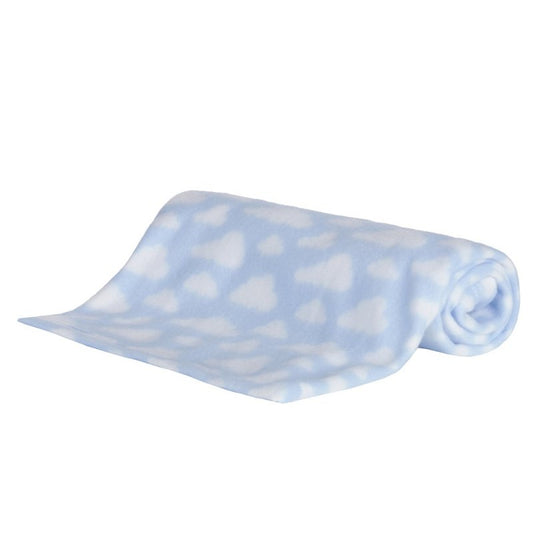 Baby Soft Fleece Roll Blanket - Sky (75X75cm) (PK6) 19C247