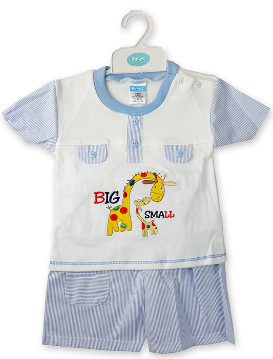 Baby boys Cotton Short set (7123)Unit Price £3.45