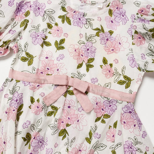 Girls Floral Dress (3-11 Years) (PK8) B03477