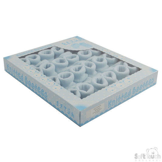 ACRYLIC TURNOVER BABY BOOTEES: S403-B