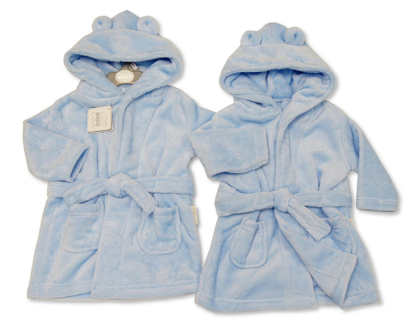 Supersoft Baby Dressing Gown/ Robe -SkyBlue (3-24m) BIS-2020-2346
