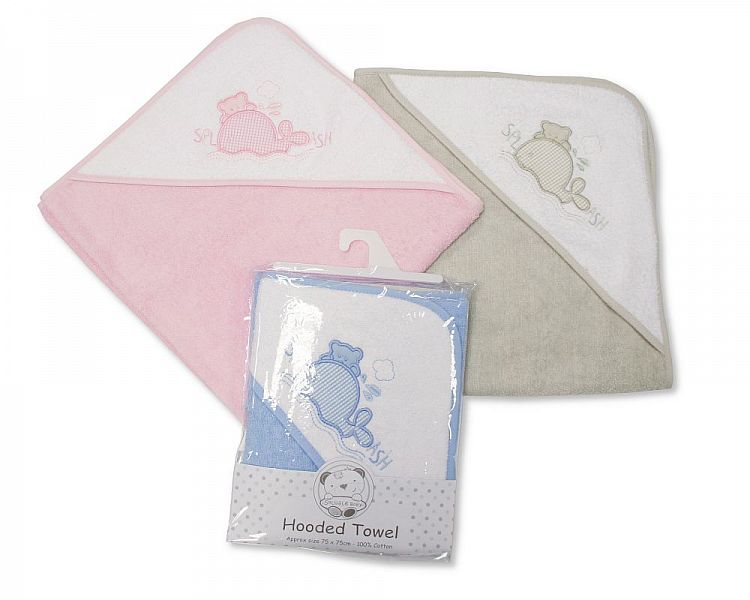 Baby Hooded Towel - Splash-BW-120-004