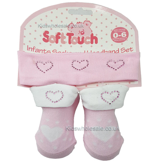 Girls Headband & Sock Set: GS32 - Kidswholesale.co.uk