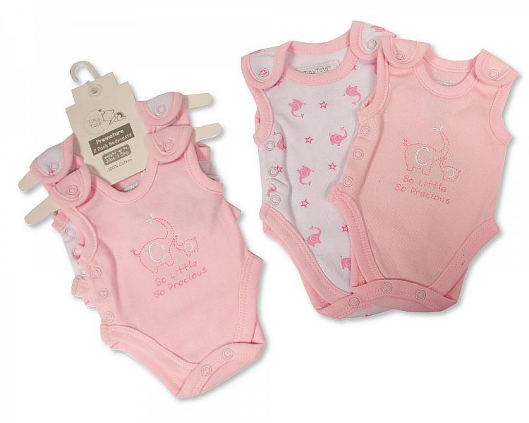 Premature Baby Girls Incubator Bodyvest 2-Pack - 1.5 Kg-Pb-20-545p