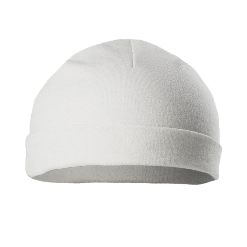 2 PACK PREMATURE WHITE HAT (TINY BABY HAT) - PRH3-W - Kidswholesale.co.uk