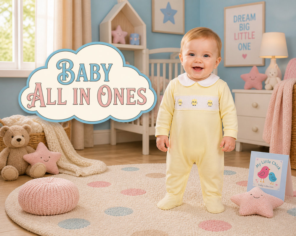 Baby All In Ones & Sleep Suits - Kidswholesale.co.uk