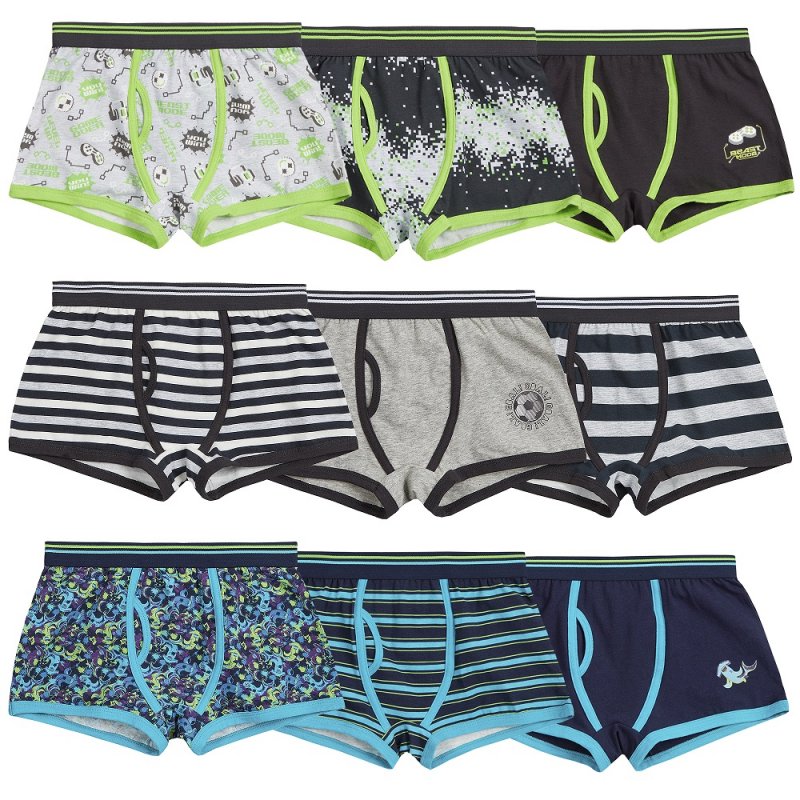 OLDER BOYS 3 PACK TRUNK FIT BOXER SHORTS (7-13 YEARS) (PK12) 14C927