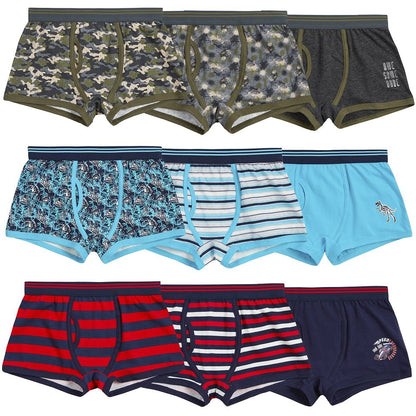 INFANT BOYS 3 PACK TRUNK FIT BOXER SHORTS (2-6 YEARS) (PK12) 14C926