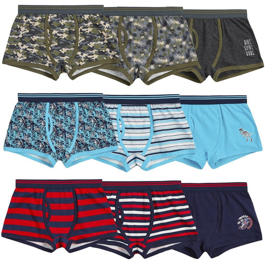 INFANT BOYS 3 PACK TRUNK FIT BOXER SHORTS (2-6 YEARS) (PK12) 14C926