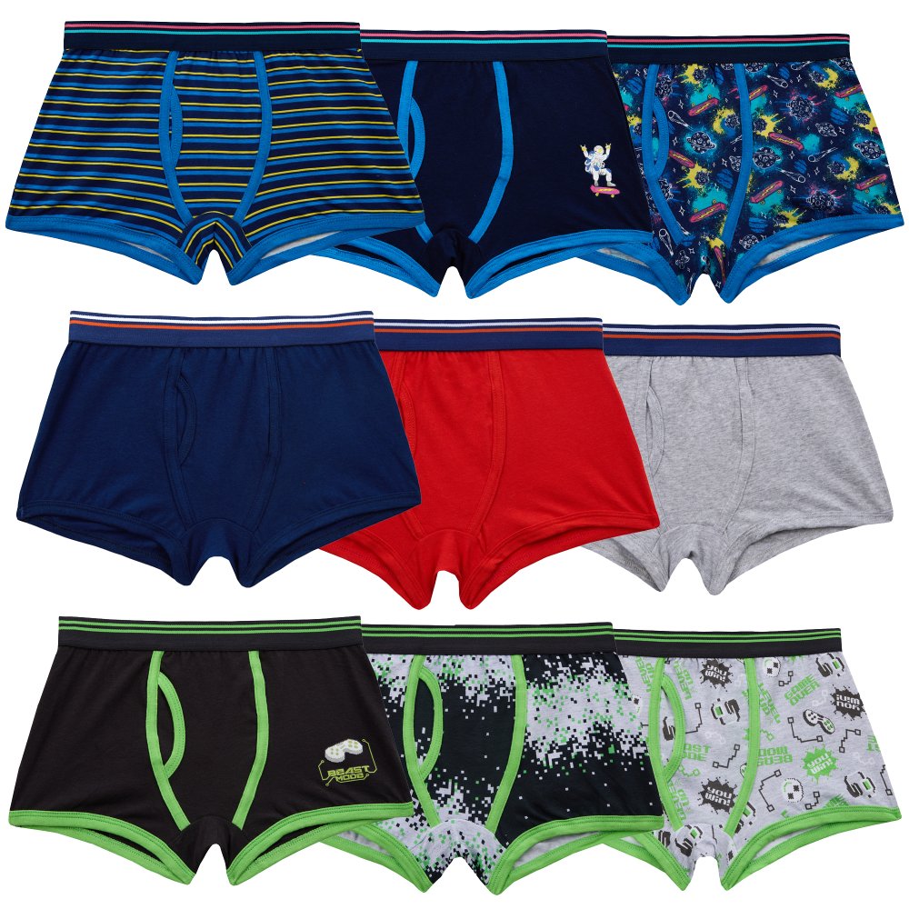 INFANT BOYS 3 PACK TRUNK FIT BOXER SHORTS (2-6 YEARS) (PK12) 14C945