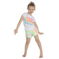 INFANT GIRLS TIE DYE EFFECT PYJAMA (2-6 YEARS) (PK4) 15C554