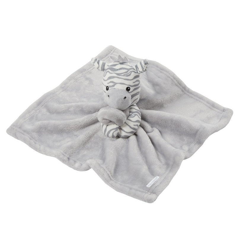 Baby Novelty Comforter - Zebra (35x35cm) (PK6) 19C254