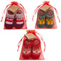 Baby XMAS Sock In Organza Bag (0-12M) (PK12) 44B1031