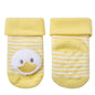 Baby novelty Socks with rattle - Duck (0-12m) (PK6) 44B1067