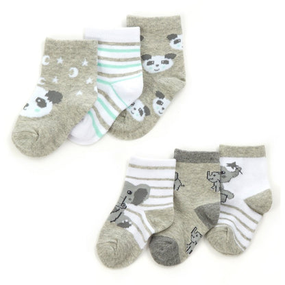 Baby Cotton Rich Socks - Panda (3-5.5) (PK4) 44B972
