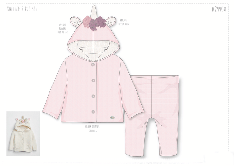Baby Girls 2pc Jacket Set (0-12m) (PK6) A24400