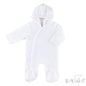 Sherpa Lined Waffle All in One - White (3-9 Months) (PK4) AL110-W