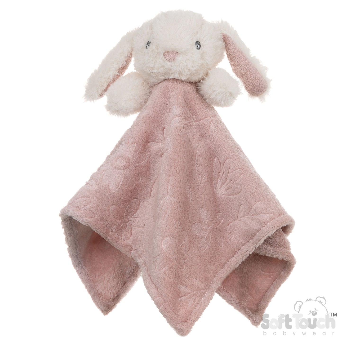 Bunny Dusty Pink Embossed Comforter - Floral (36x36CM) (PK6) BC305-DP