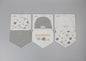 Baby Cotton Bib & Cap Gift Set - Welcome Little One - (OneSize) (PK6) H13734