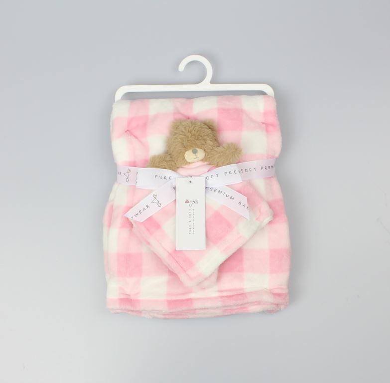 Baby Fleece Blanket with Comforter - (PK6) G13078