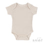 Ribbed Bodysuit - Biscuit (3-6m) (PK6) - BS4600-BI-36