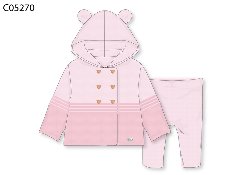 Baby Girls 2pc Jacket Set (0-12m) (PK6) C05270
