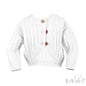 Long Sleeved Knitted Cardigan - White (0-12m) (PK6) CD18-W