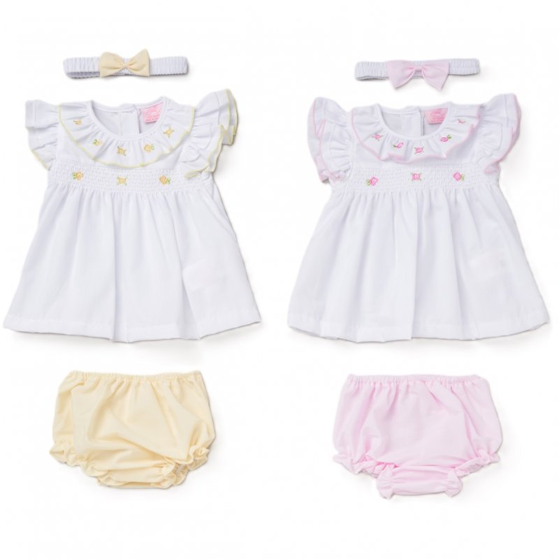 Baby Girls Dress, Pant & Headband Set  (6-24 Months) (PK6) D06367B