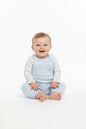 Baby Quilted Dungaree Set - Sky Blue (0-9m) (PK6)  M15956
