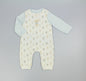 Baby Boys 2pc Waffle Dungaree Set - Tiny Teddies (PK6) (0-9m) N14754