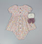 Baby Girls All Over Print Lined Dress, Pant & Headband (1-2 Years) (PK6) J33975