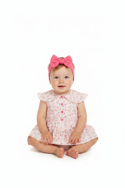 Baby Girls All Over Print Lined Dress, Pant & Headband (1-2 Years) (PK6) J33977