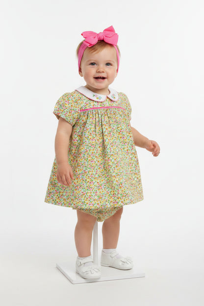 Baby Girls All Over Print Lined Dress, Pant & Headband (1-2 Years) (PK6) J33985
