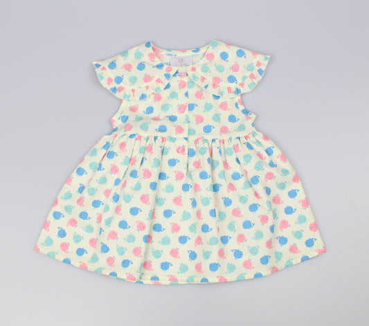 Baby Summer Dress -  Dolphin (1-2yrs) (PK6) - K34204