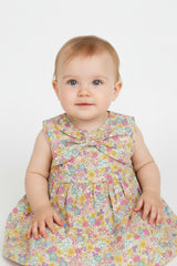 Baby Summer Dress - Stripy Bows (1-2yrs) (PK6) - K34209