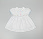 Baby Summer Dress - White/Sky Blue (1-2yrs) (PK6) - K34213