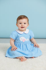 Baby Summer Dress - Polka Dolphin (1-2yrs) (PK6) - K34217